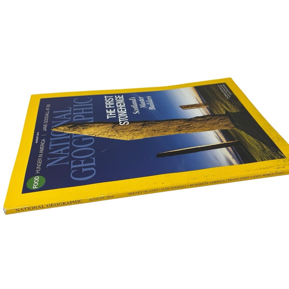 National Geographic Magazine August 2014 First Stonehenge, Jane Goodall‎ at 80 - Picture 5 of 5